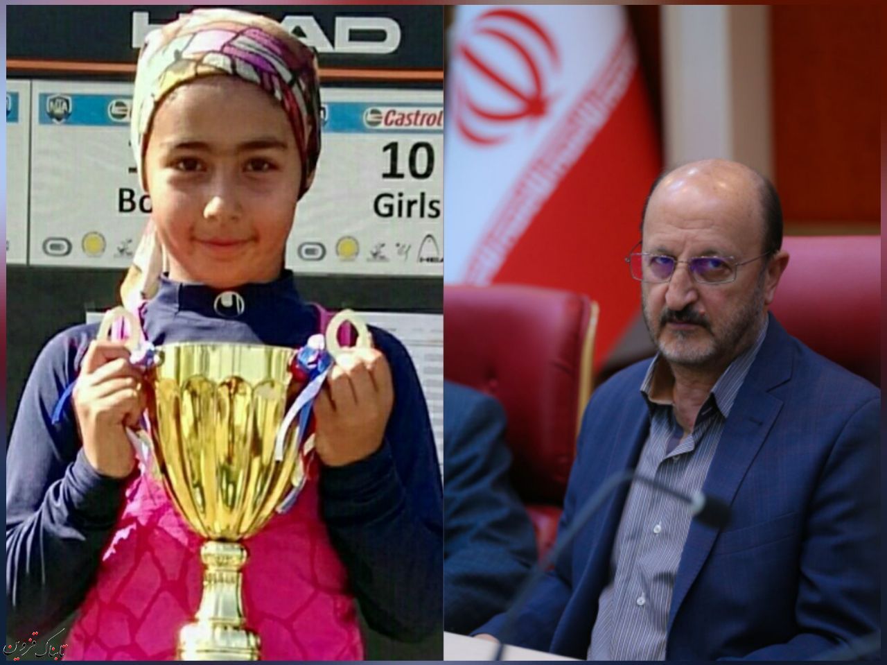 استاندار قزوین از نونهال قزوینی؛نفر اول مسابقات رنکینگ تنیس کشور تقدیر کرد استاندار قزوین از نونهال قزوینی؛نفر اول مسابقات رنکینگ تنیس کشور تقدیر کرد