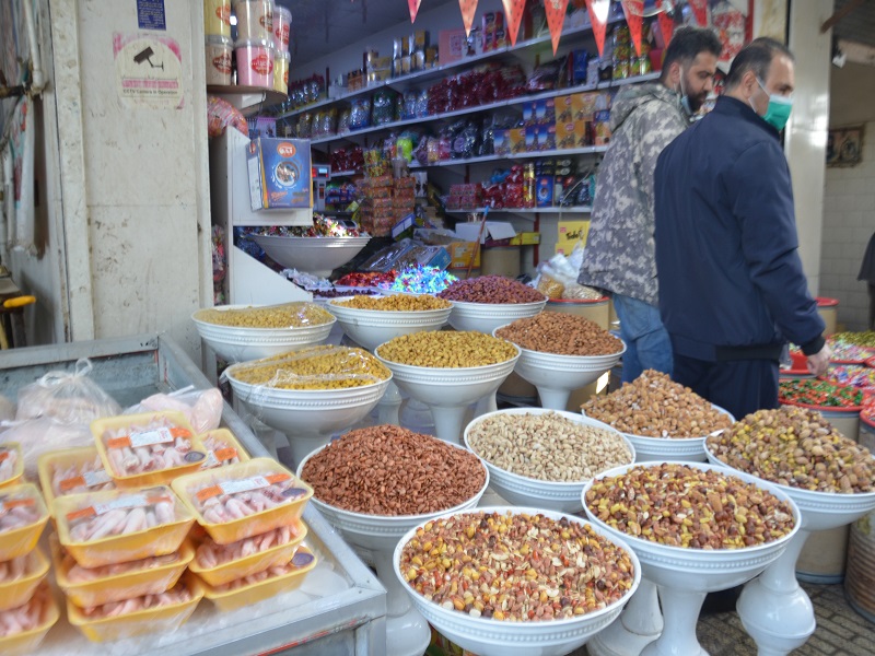 بازار شب یلدا در کرمانشاه