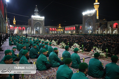 مراسم شام غریبان امام رضا ع