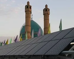 تجهیز بقعه 500 امامزاده در اصفهان به نیروگاه برق خورشیدی